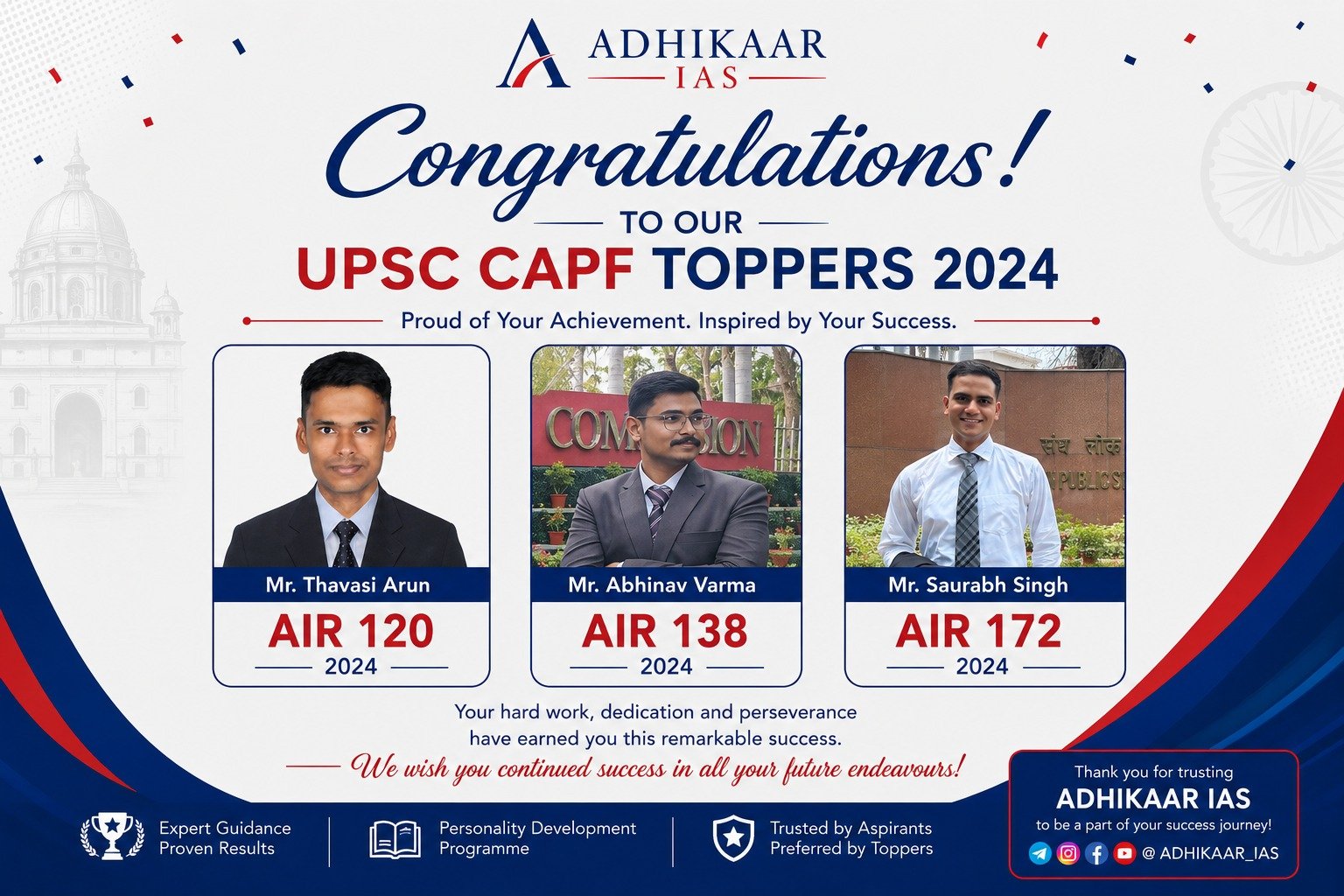 UPSC CAPF 2024 Batch Part 2